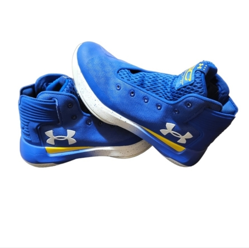 Under Armour Curry 3Zero Warriors Away Basketball Shoes LIKE NEW-WORN‎ ONCE!!!